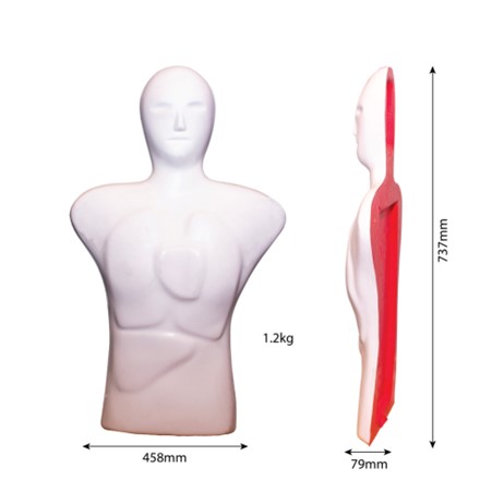 Virtual VTACT Bruiser Self-Healing Foam Target Shooting Dummy - Image 5